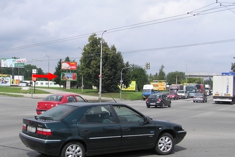 1261111 Billboard, České Budějovice (Husova / Na Dlouhé louce      )