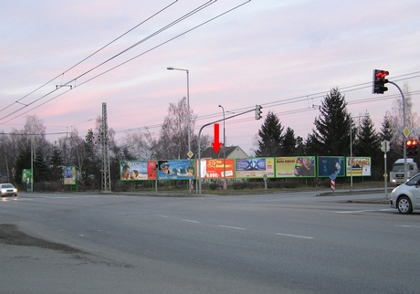 1261077 Billboard, České Budějovice (Pražská/Okružní        )