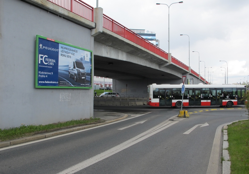 1091842 Billboard, Praha 11 (Mírového hnutí/Turkova        )