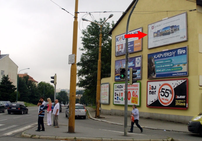 1171019 Billboard, Jihlava (Žižkova/Hradební      )