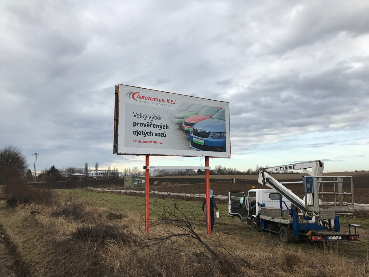 711157 Billboard, Brno - Slatina (Holzova)