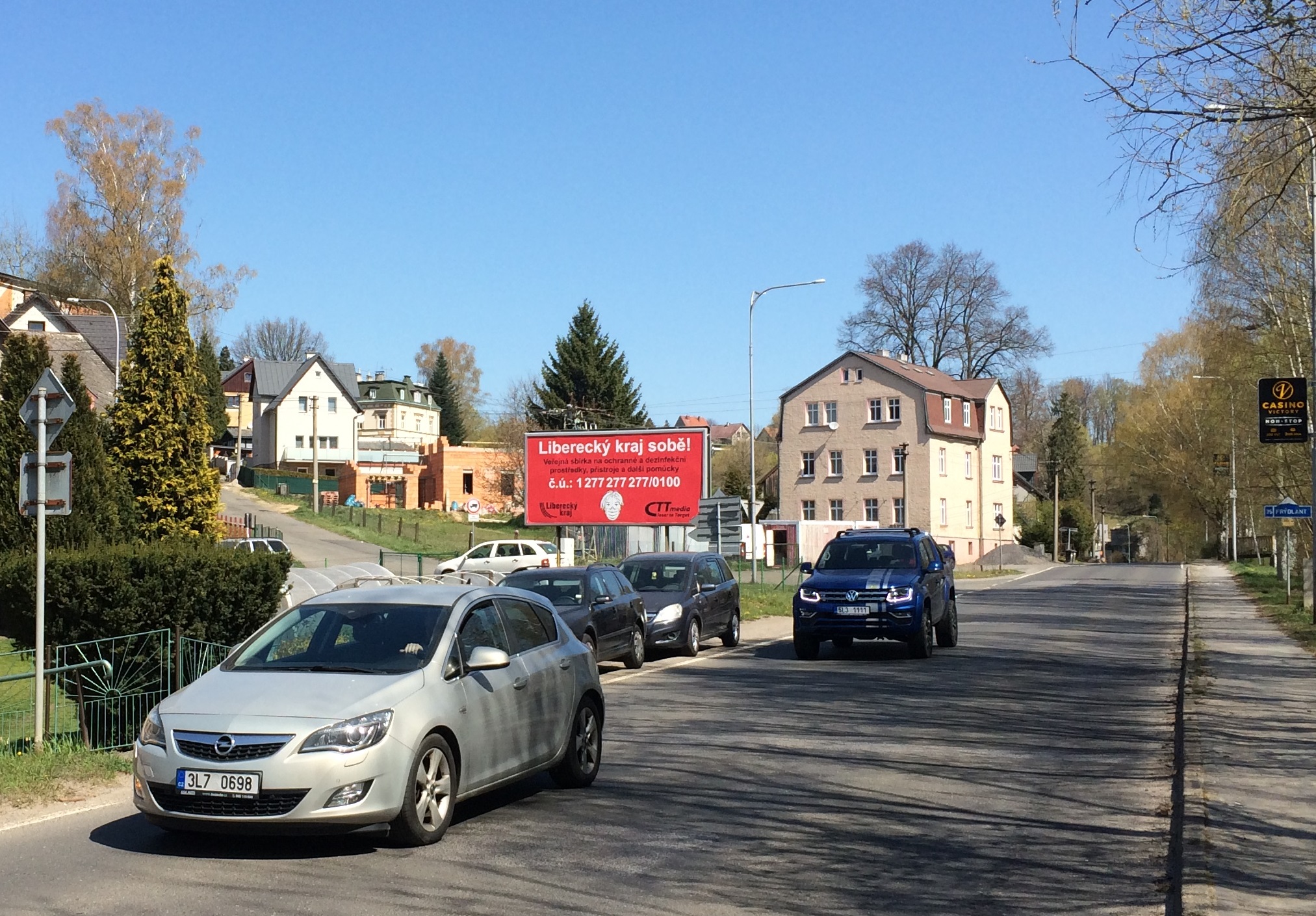 491138 Billboard, Liberec (Kateřinská,výjezd)