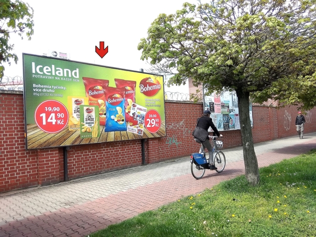 571042 Billboard, Pardubice - Zelené předměstí (Anenská)