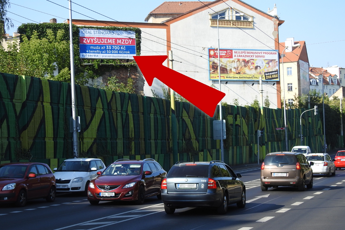 451031 Billboard, Teplice (Na Hrázi)