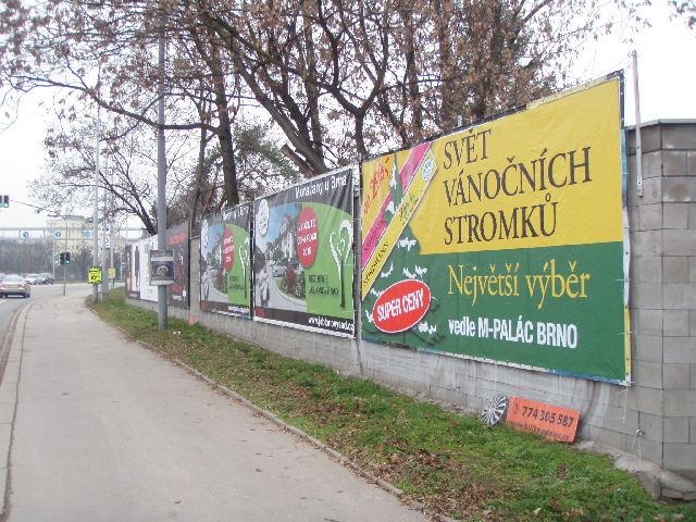 711187 Billboard, Brno - střed (Křídlovická)