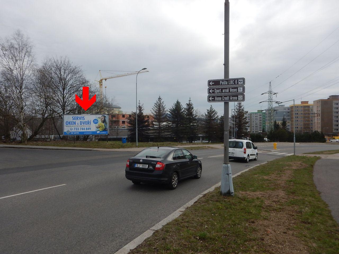 491065 Billboard, Liberec (Krejčího/Dobiášova - 1)