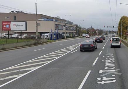 1111098 Billboard, Zlín (třída Tomáše Bati - Louky směr Otrokovice, Louky)