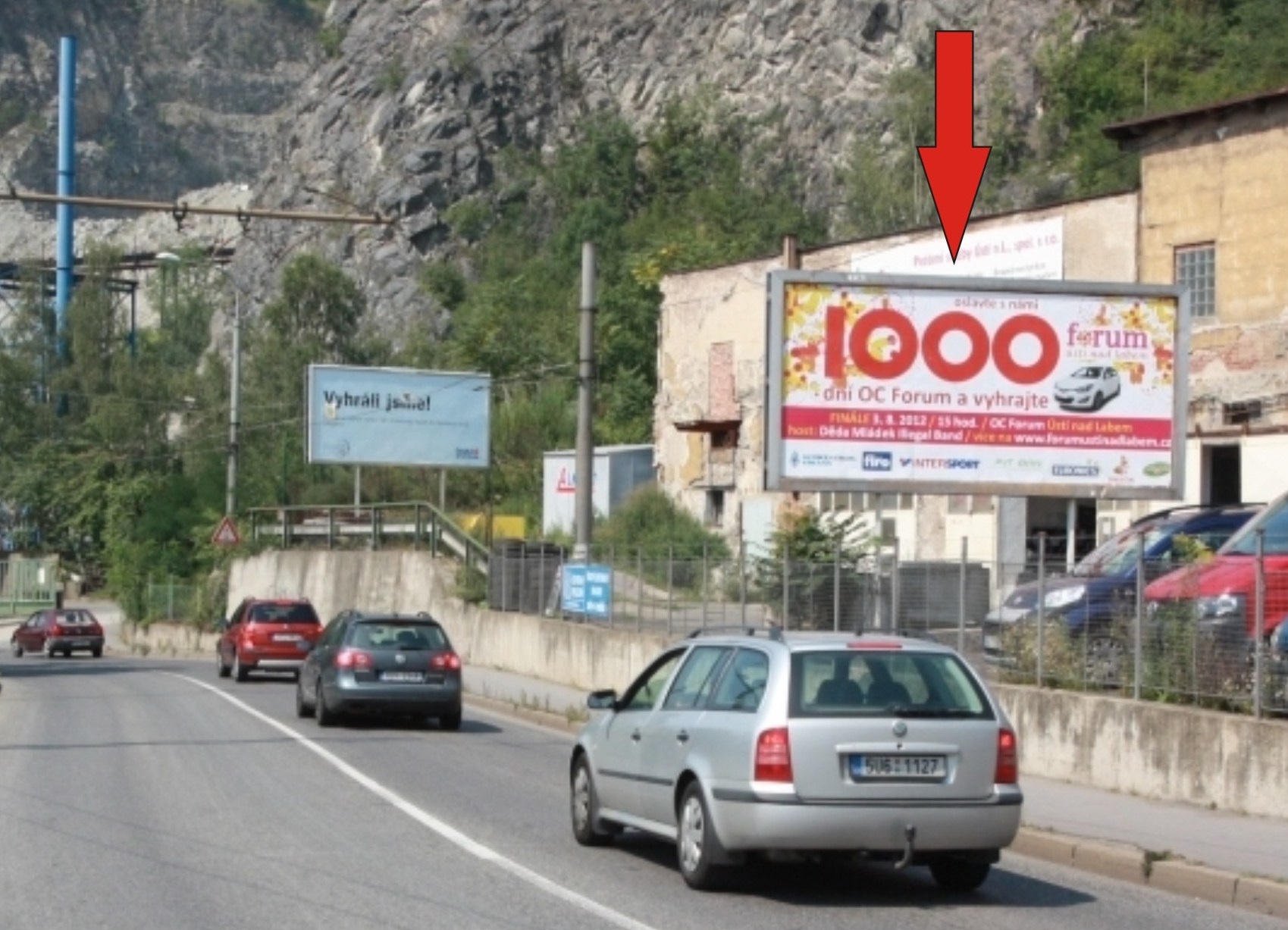 1701044 Billboard, Ústí nad Labem (Drážďanská)