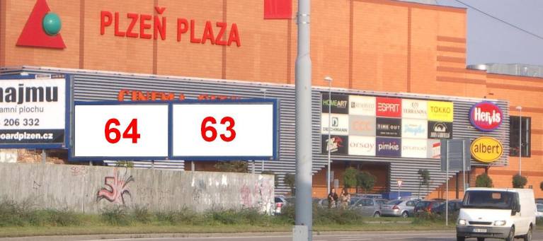 331167 Billboard, Plzeň (Přemyslova)
