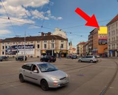 1644027 Štít, Brno - Trnitá (Křenová, směr z centra, TRAM restaurace, služby)