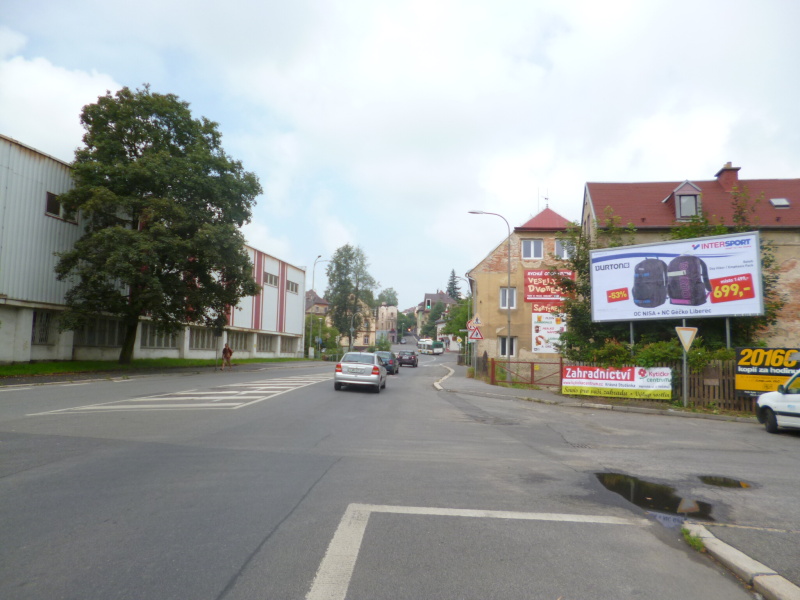 491156 Billboard, Liberec (Sokolská/Londýnská,od centra )