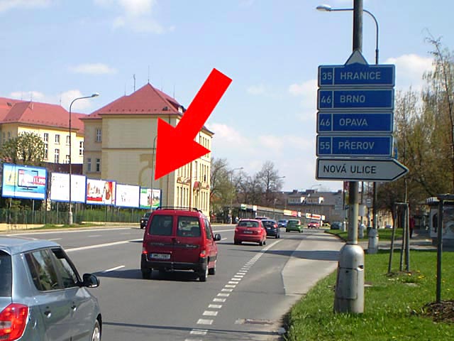 781105 Billboard, Olomouc (Foerstrova, E442, hl. tah HK - Brno, OV)