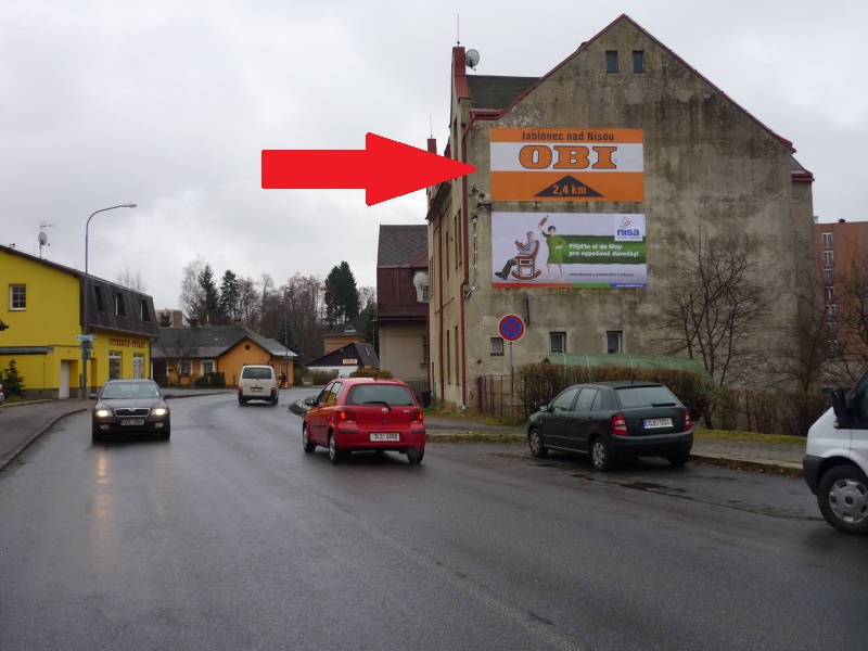 481021 Billboard, Jablonec nad Nisou (Palackého/F.L.Čelakovského)