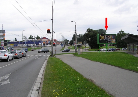 1261029 Billboard, České Budějovice (Husova / Na Dlouhé louce   )