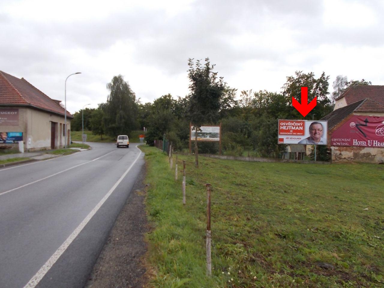 611036 Billboard, Telč  (Jihlavská, příjezd )