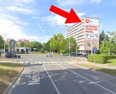 1434033 Štít, Olomouc (tř. Míru, směr centrum obytná zóna, městská spojka, TRAM)