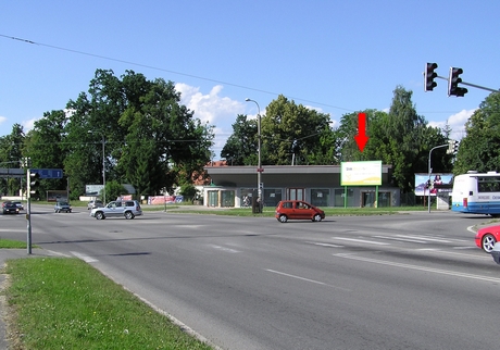 1261028 Billboard, České Budějovice (Husova / Na Dlouhé louce   )