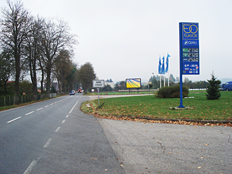 621016 Billboard, Horní Cerekev (Tyršova - ČS EuroOil    )