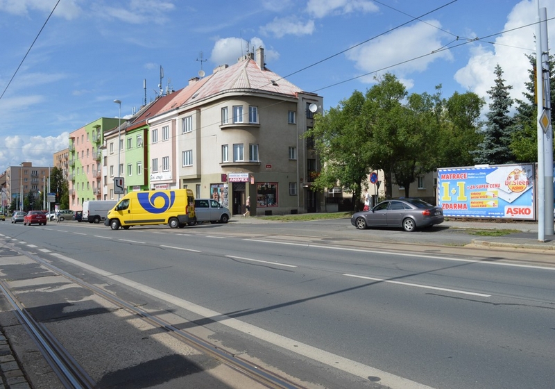 1741040 Billboard, Plzeň (Slovanská 123/Olšová        )