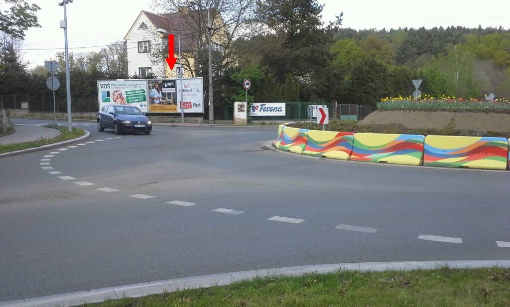 1741022 Billboard, Plzeň (Na Roudné       )