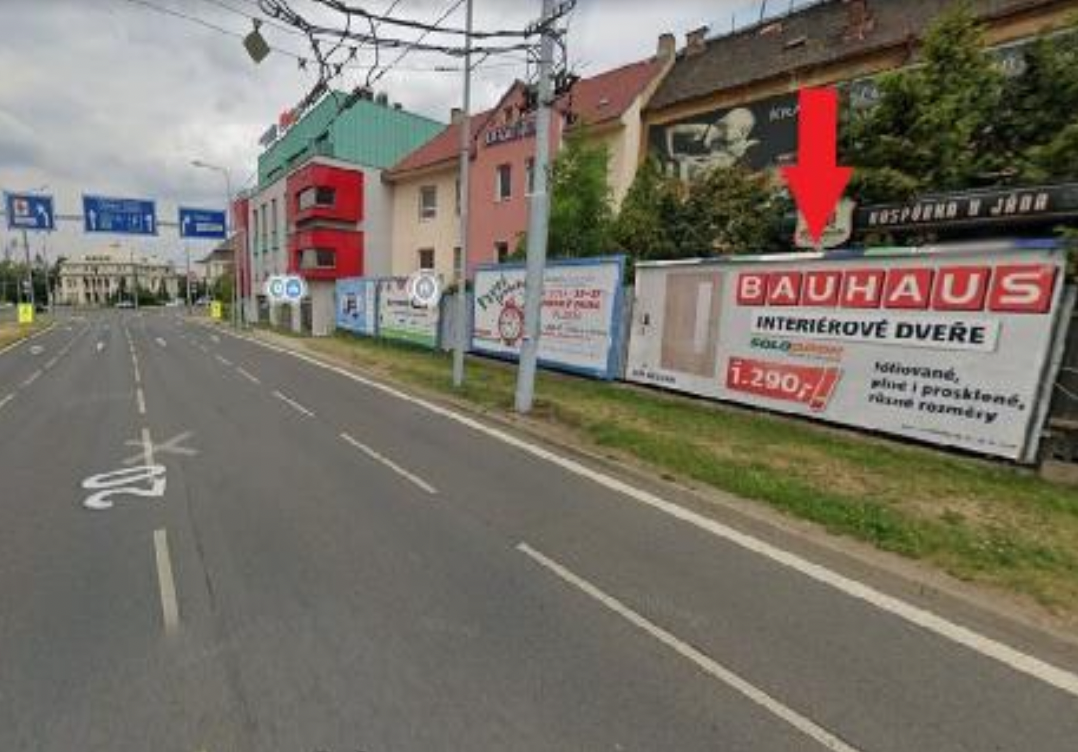 1741208 Billboard, Plzeň - Východní předměstí (Ukrajinská/ U Prazdroje )