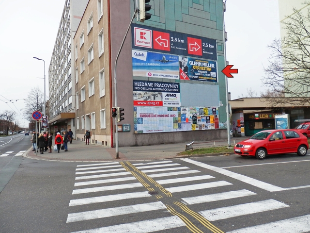 571058 Billboard, Pardubice - Zelené předměstí (K Polabinám x Palackého)