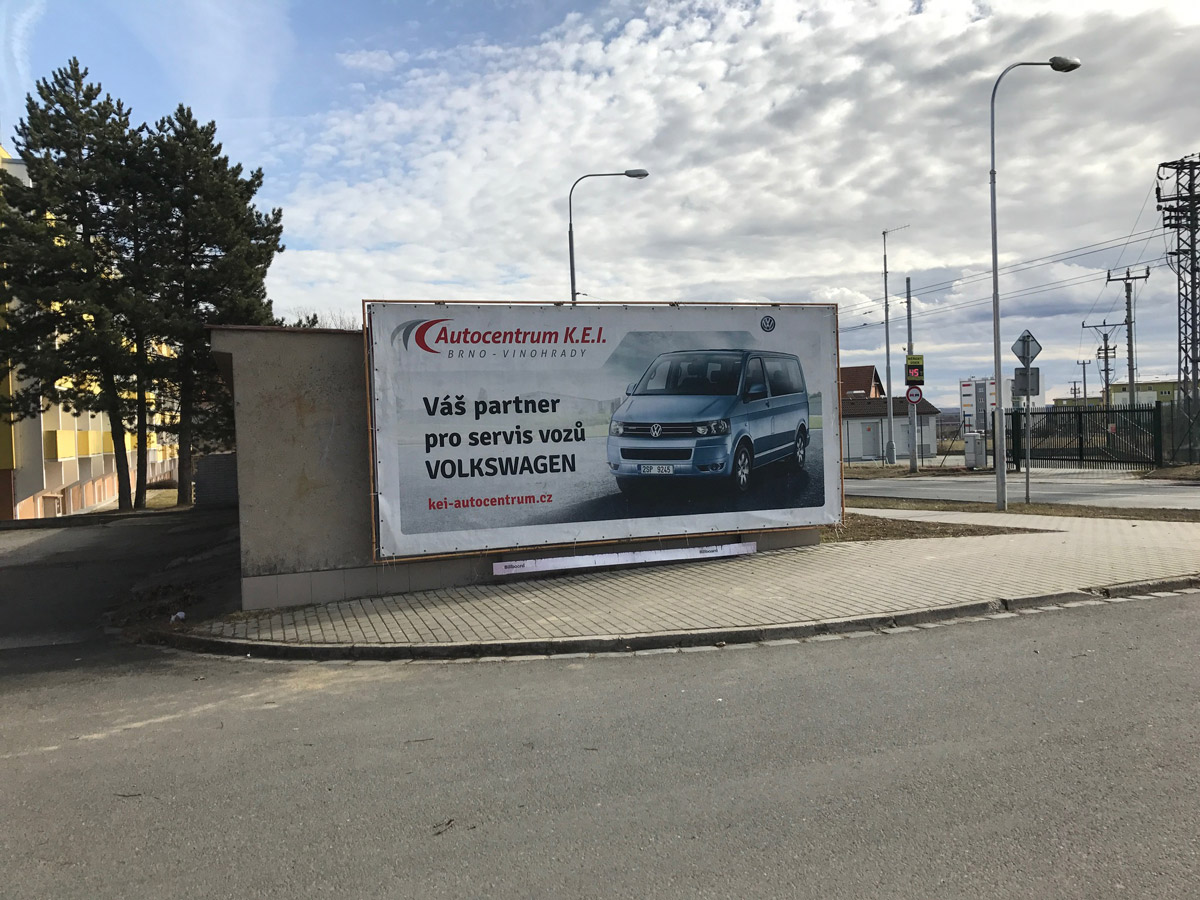 721053 Billboard, Šlapanice (Brněnská)