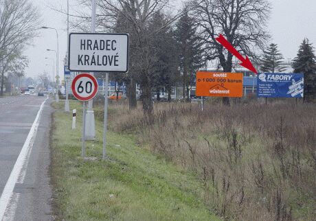 511044 Billboard, Hradec Králové (Bří Štefanů/Podhůrská                   )